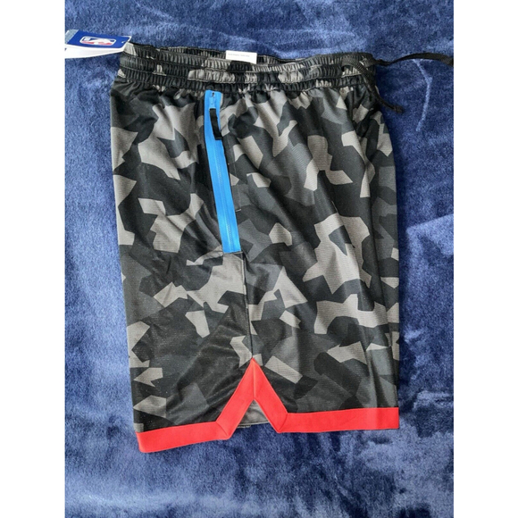 Nike Team 31 Courtside Dri-FIT NBA Shorts Gray Camo DN4808-254 Size Large NWT - Picture 6 of 12
